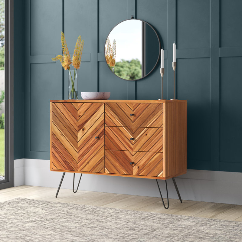 Mercury Row Keira 41.7 Wide 3 Drawer Server Reviews Wayfair